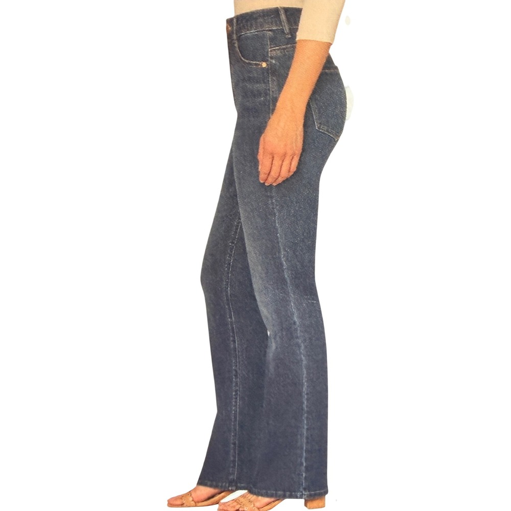 Democracy Womens High Rise Slim Bootcut Jeans Blue Flex-ellent 16 BC1509KECD